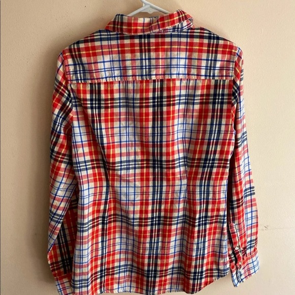 J.Crew perfect fit plaid shirt - Picture 5 of 5